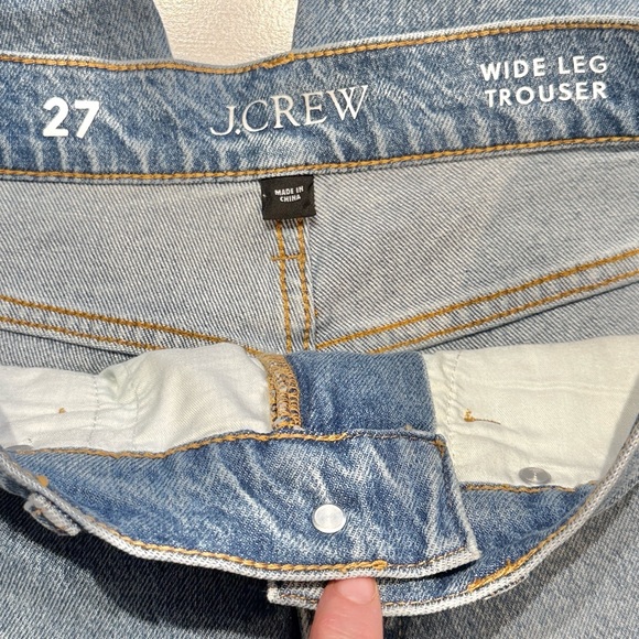 NWOT J. Crew Denim Trouser Chambray Blue - Picture 11 of 16